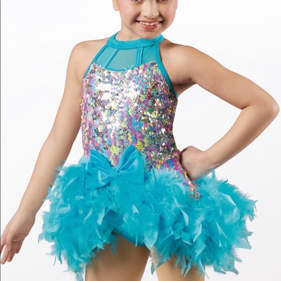 Weissman Turquoise Dance Costume - Picture 2 of 5